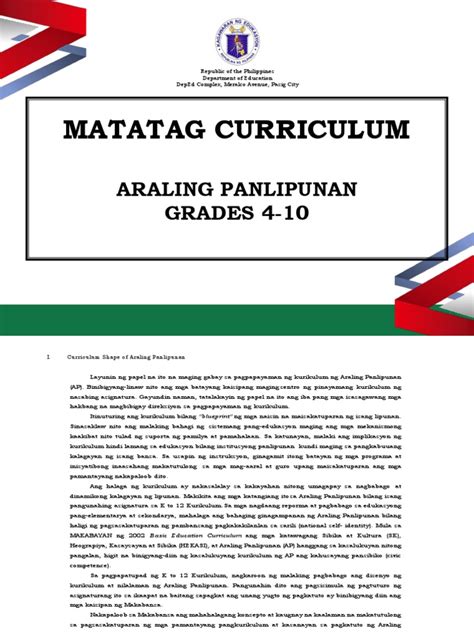 design for araling panlipunan|The New MATATAG Araling Panlipunan Curriculum .